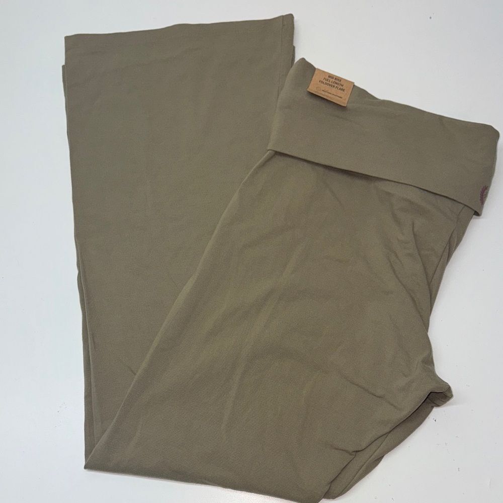 ✨ Victoria’s Secret Cotton Bootcut Yoga Pants Olive Green XXL NWT